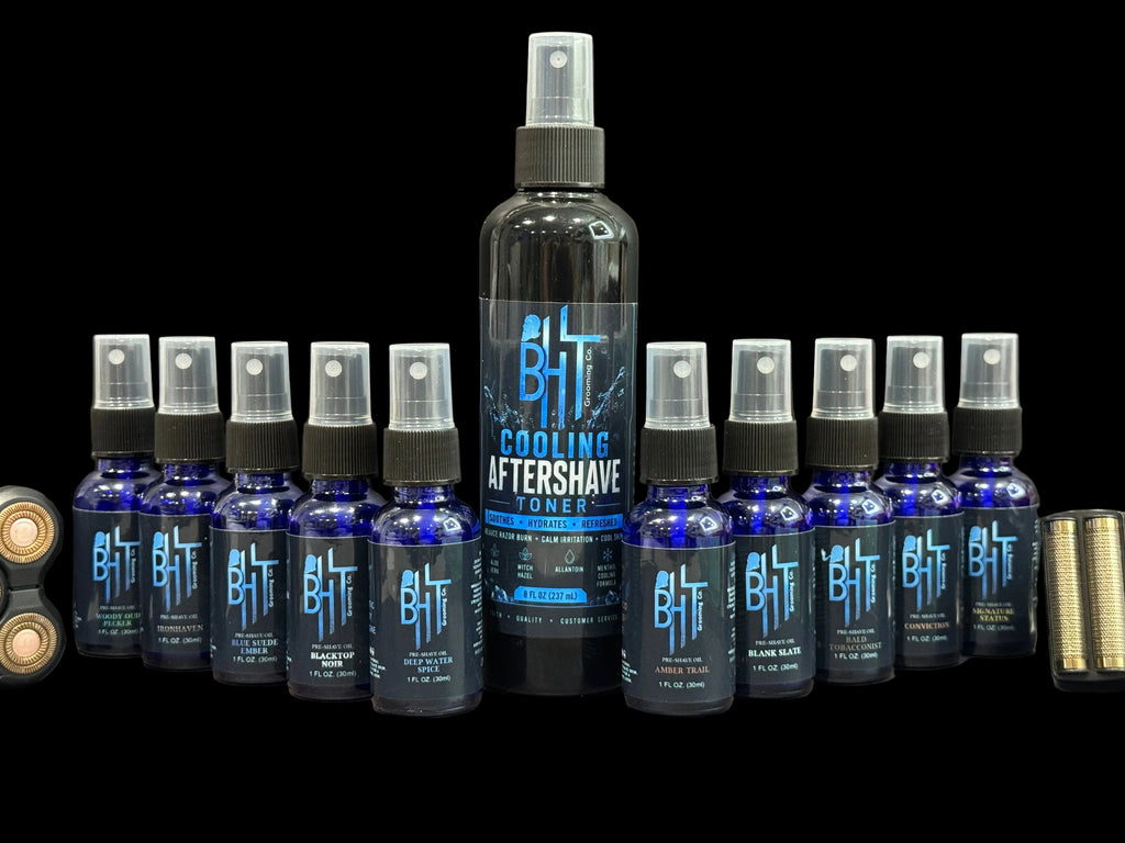Premium Pre-Shave Oil – Face & Head Shaving Protection