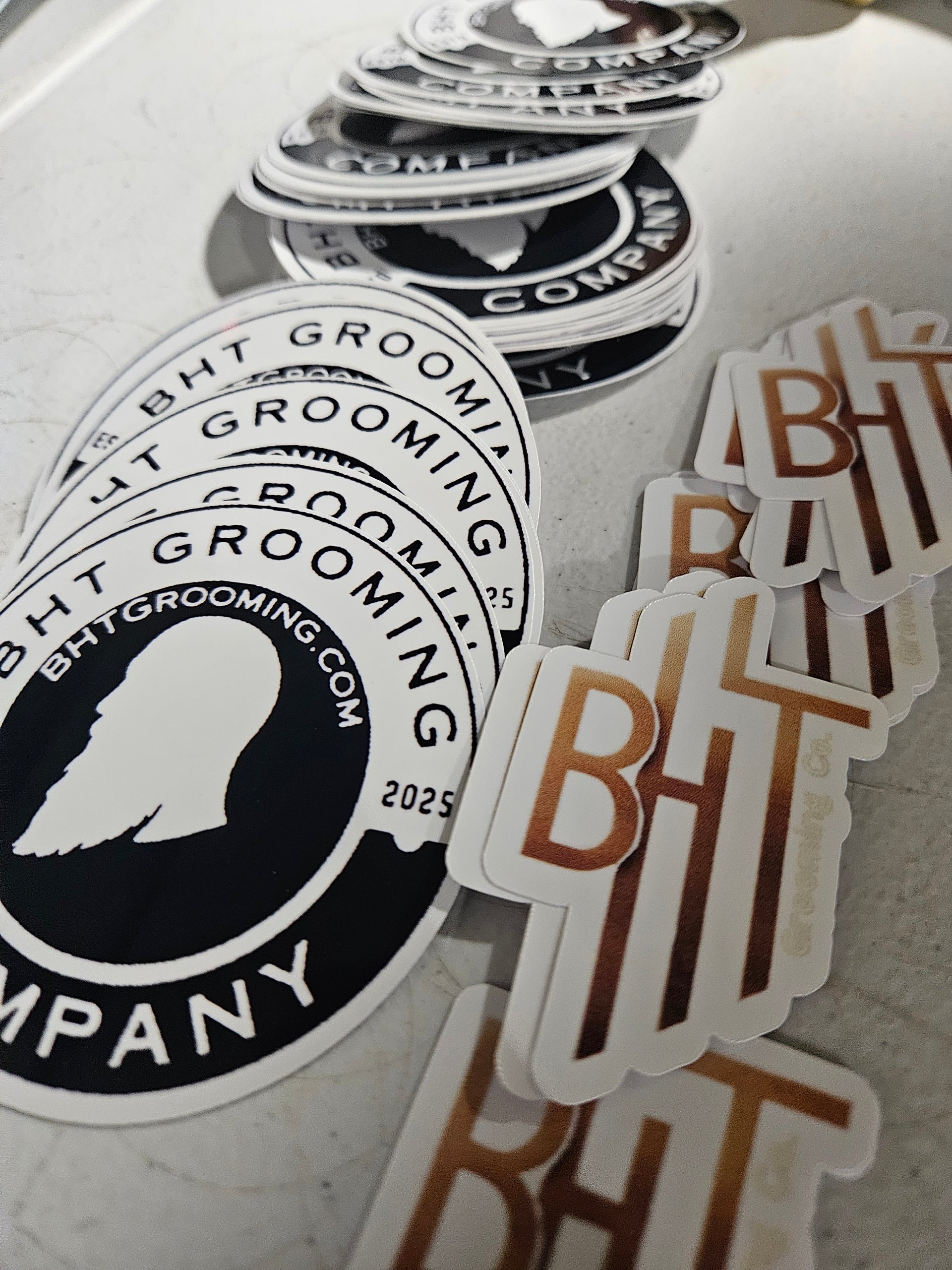 BHT Grooming Stickers