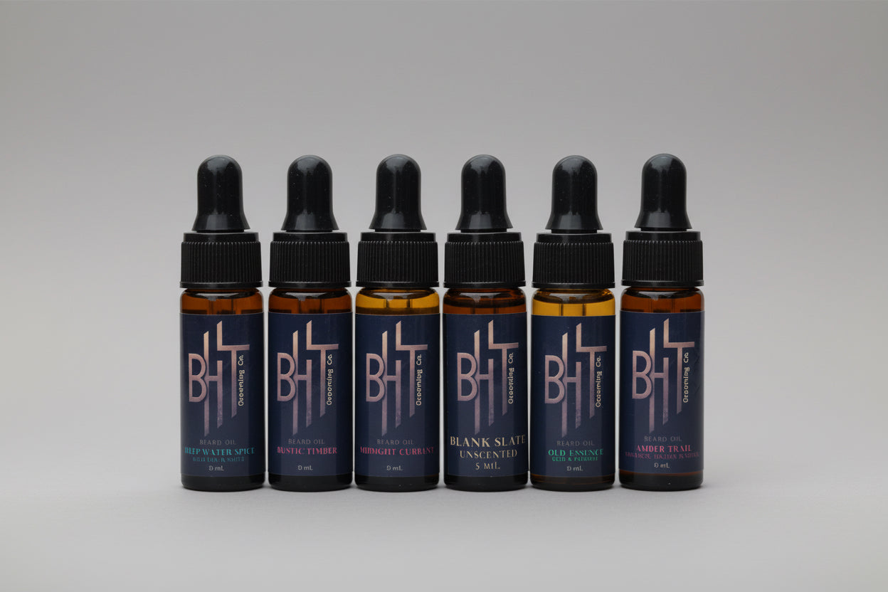 Beard Oil Sample- 5ml Dram  (1 ea.) Available in all scents!