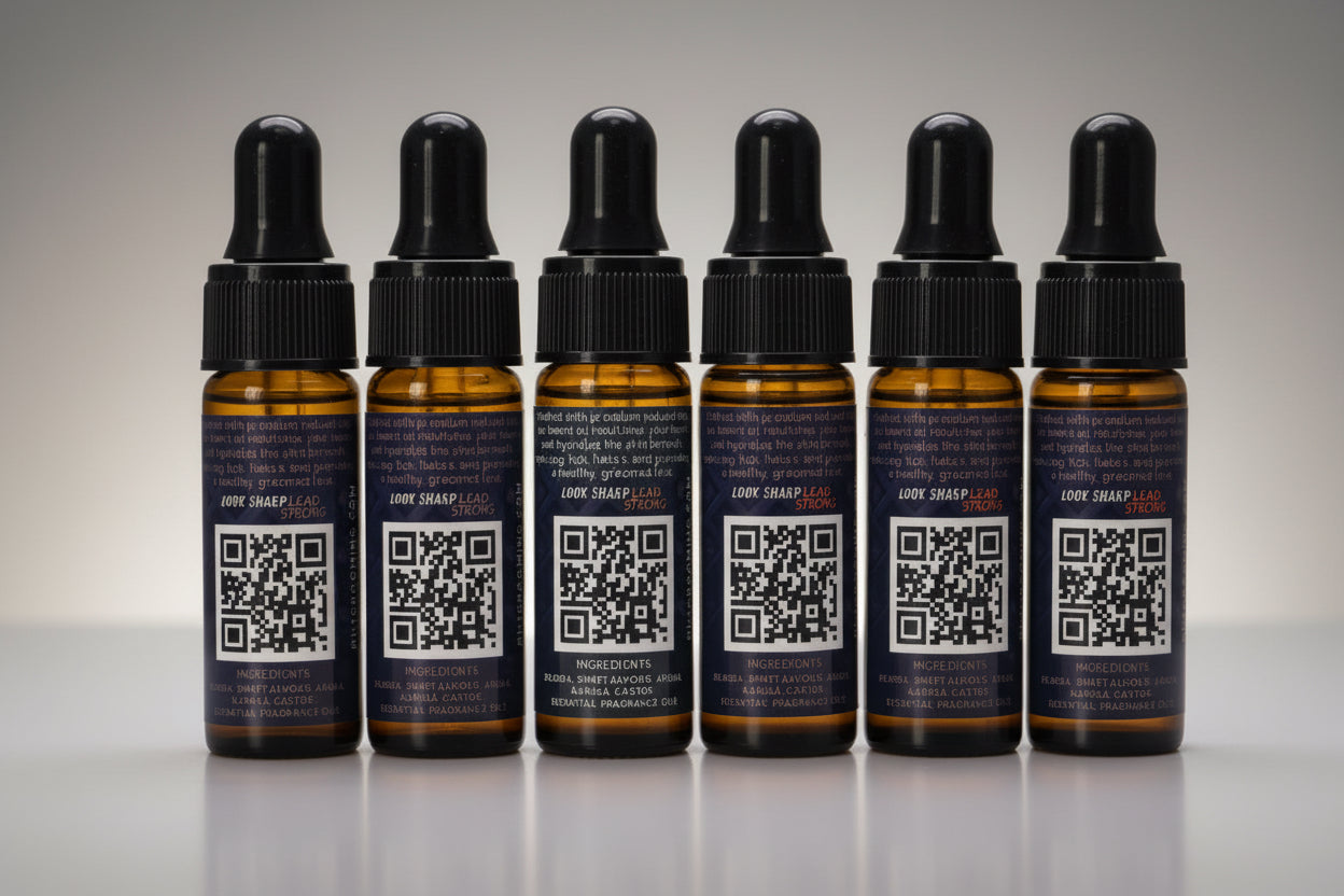 Beard Oil Sample- 5ml Dram  (1 ea.) Available in all scents!