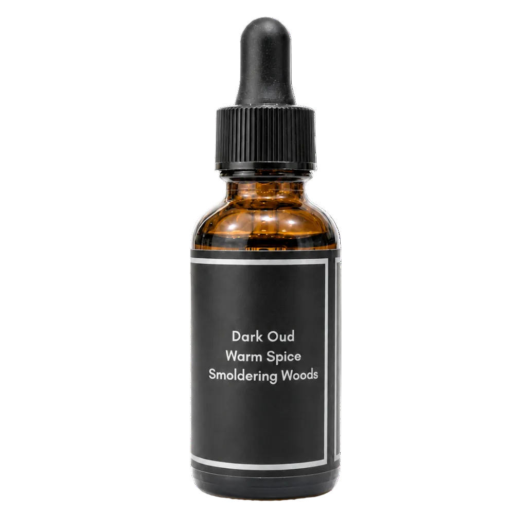 Crowned Resin Beard Oil | Dark Oud & Botanical Reserve Blend