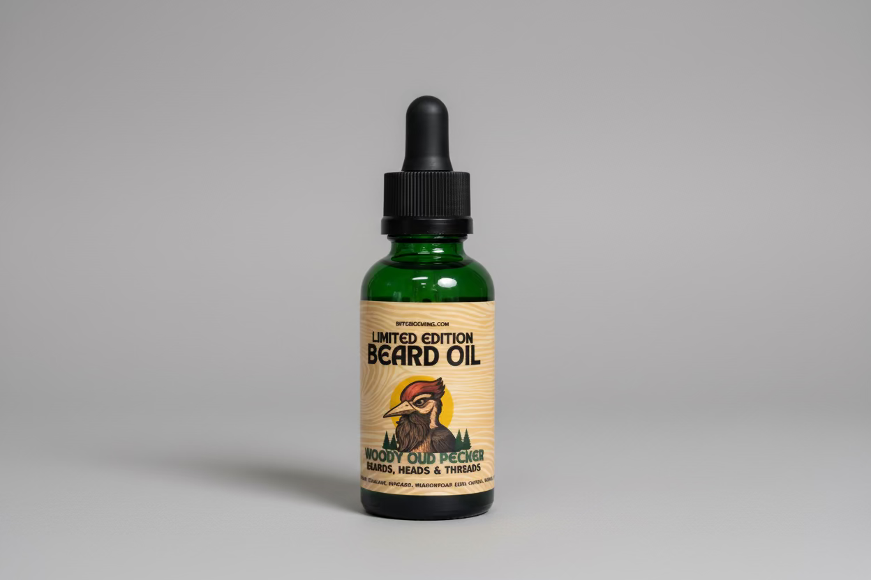 Woody Oud Pecker - Limited Edition Luxury Beard Oil - Limited Edition!