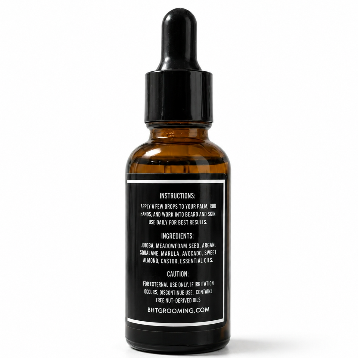 Crowned Resin Beard Oil | Fresh Citrus, Warm Resin & Woody Oud