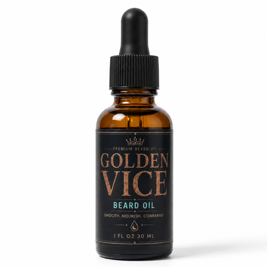Golden Vice Beard Oil – Caramel, Citrus & Vanilla
