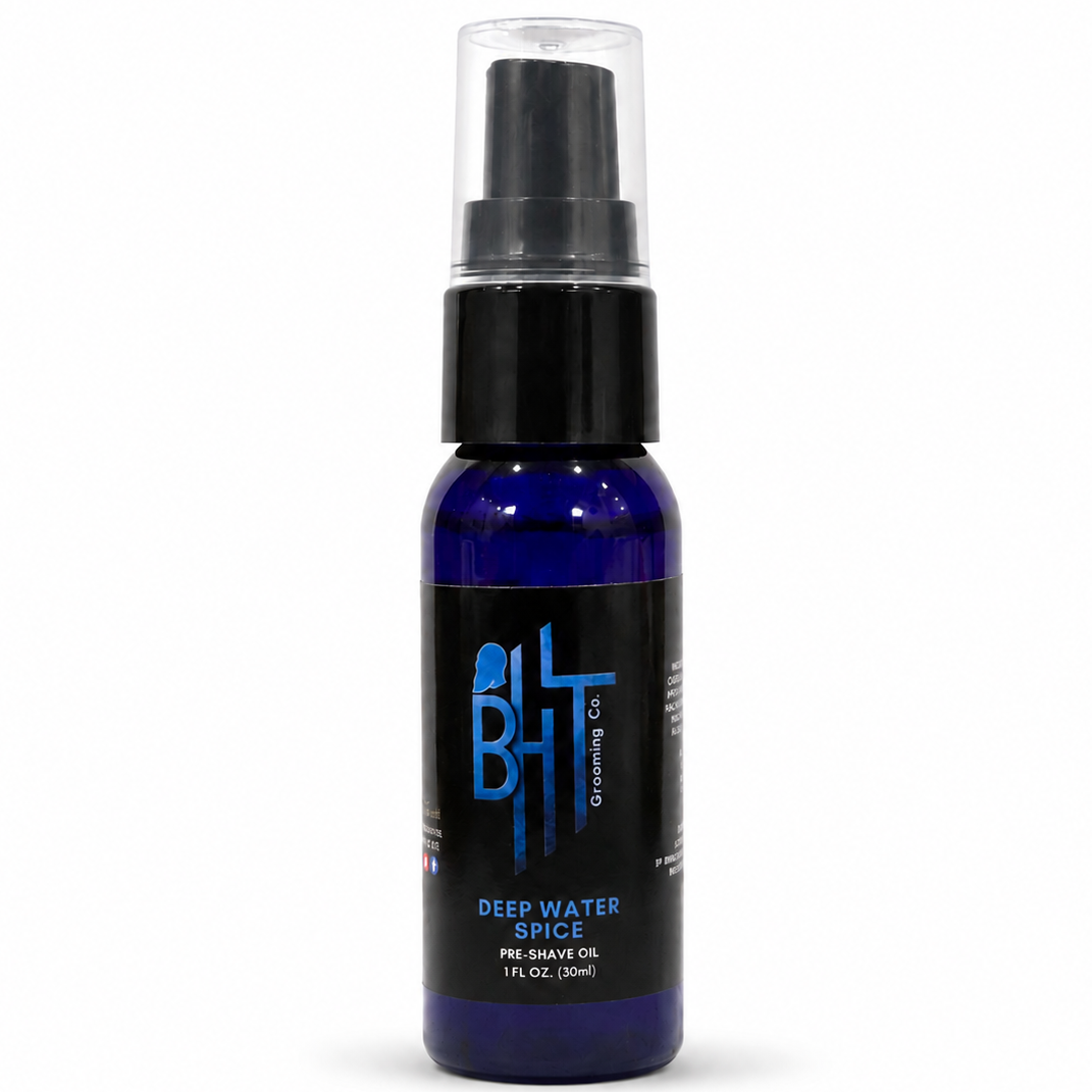 Premium Pre-Shave Oil for Electric Head Shavers