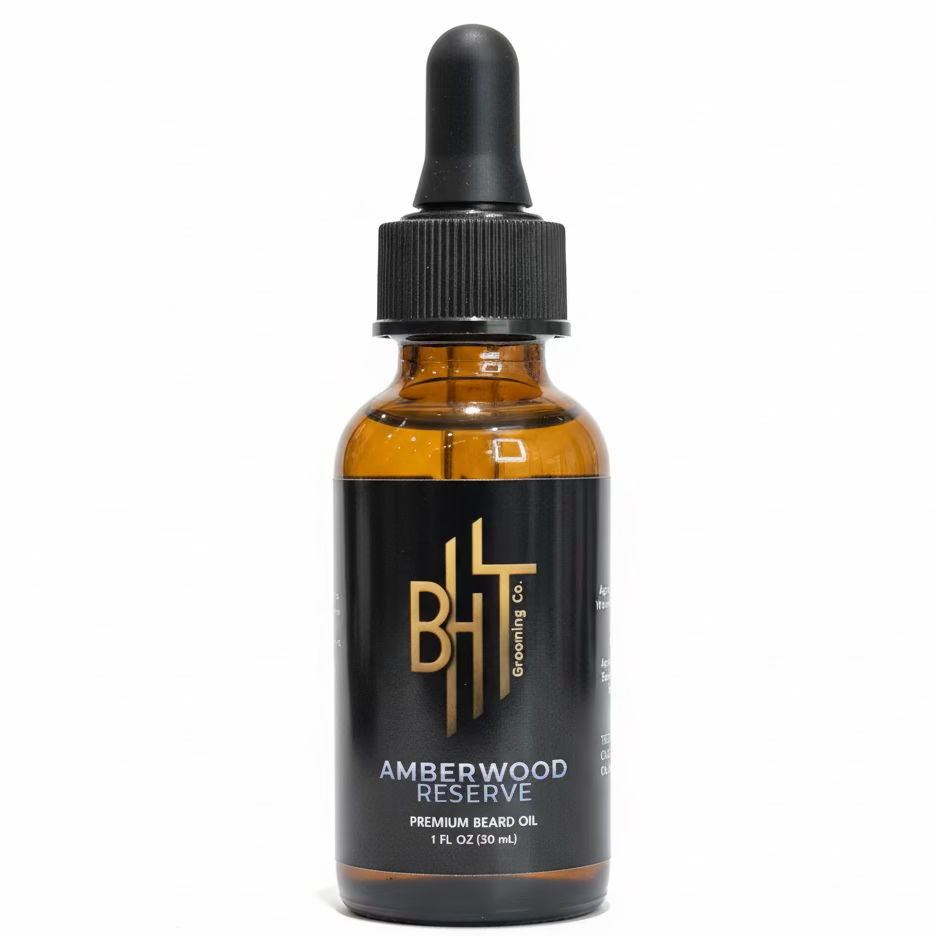 Amberwood Reserve Beard Oil | Woody Aromatic Scent