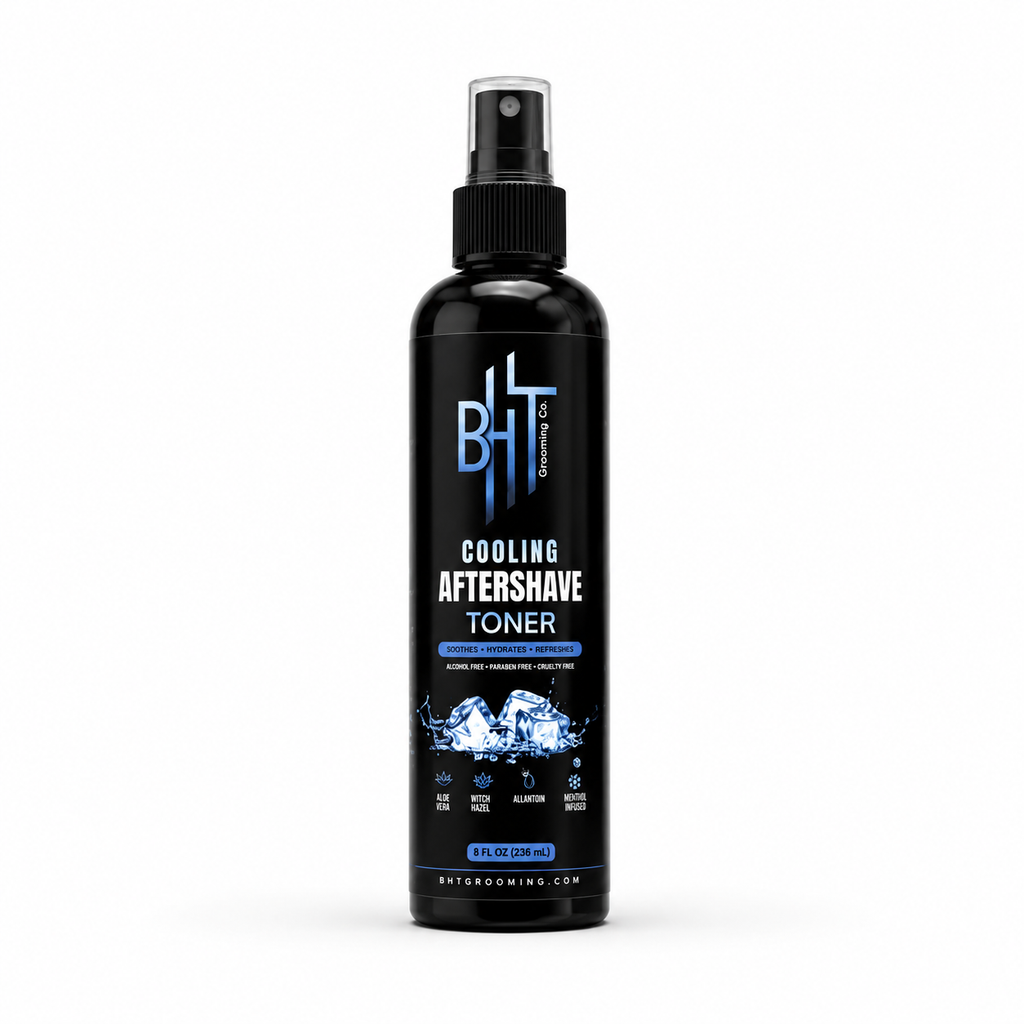 Cooling Aftershave Toner for Bald Head Shaving