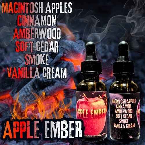 Apple Ember Beard Oil - (Limited Fall Scent) Apples, Cinnamon & Cedar blend