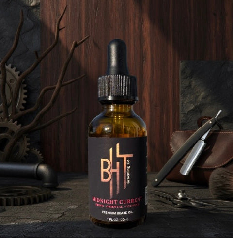 Midnight Current Beard Oil - Citrus & Saffron
