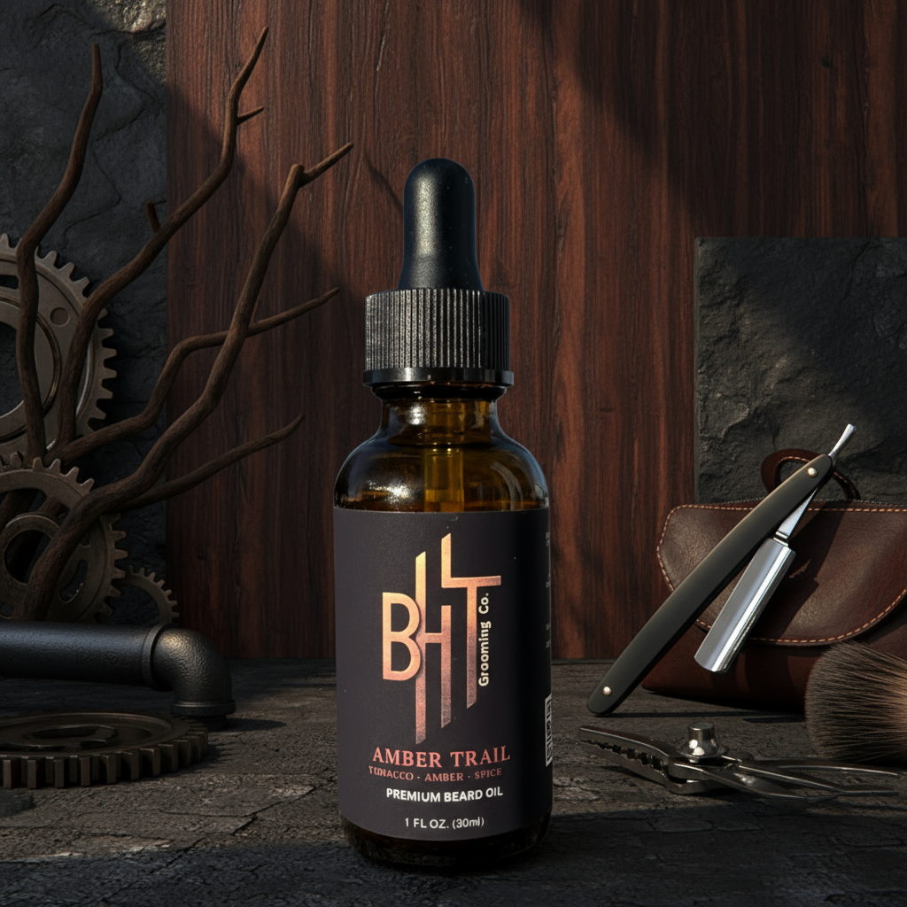 Amber Trail Beard Oil - Amber & Tobacco Blend