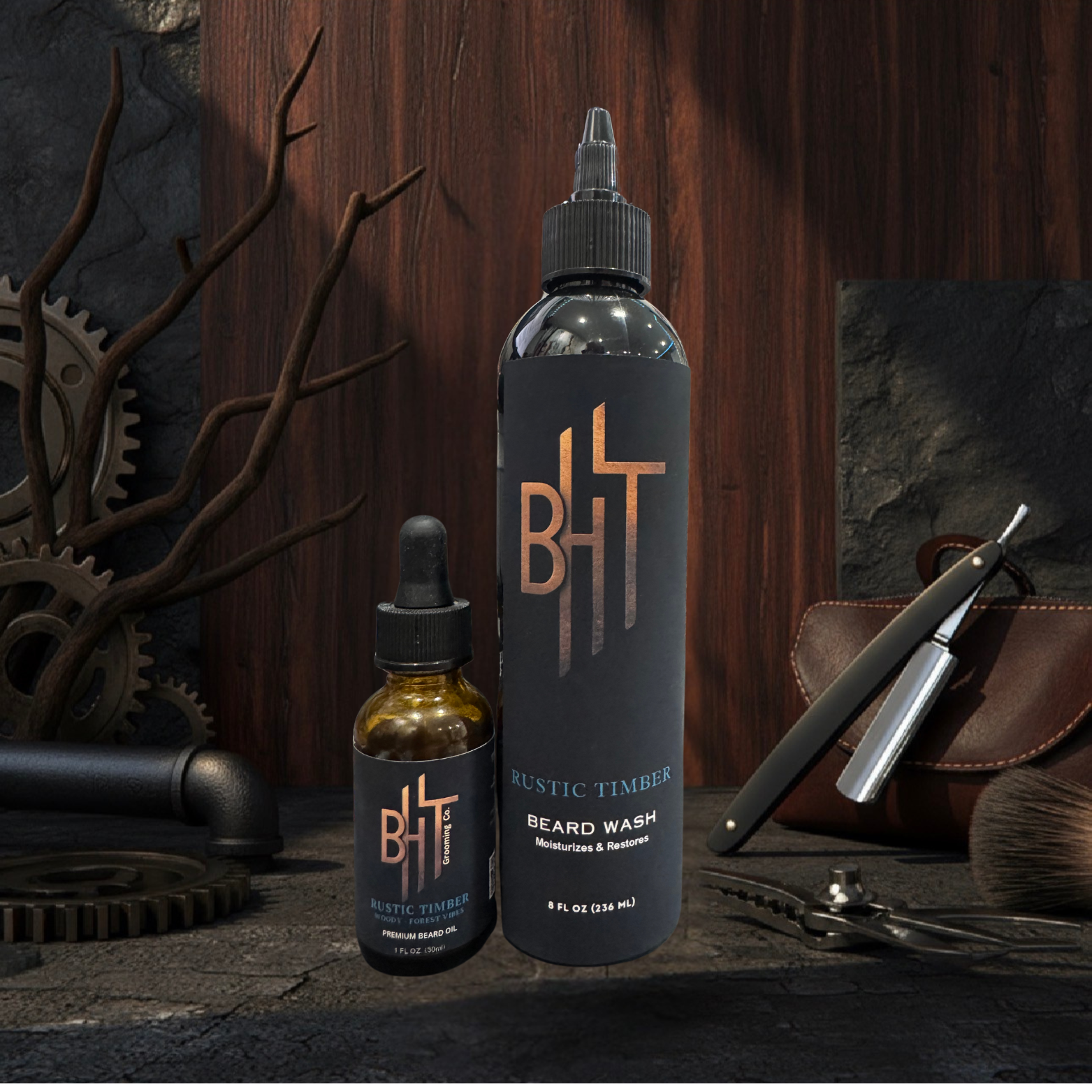 Essentials Bundle - Beard Wash & Oil Combo