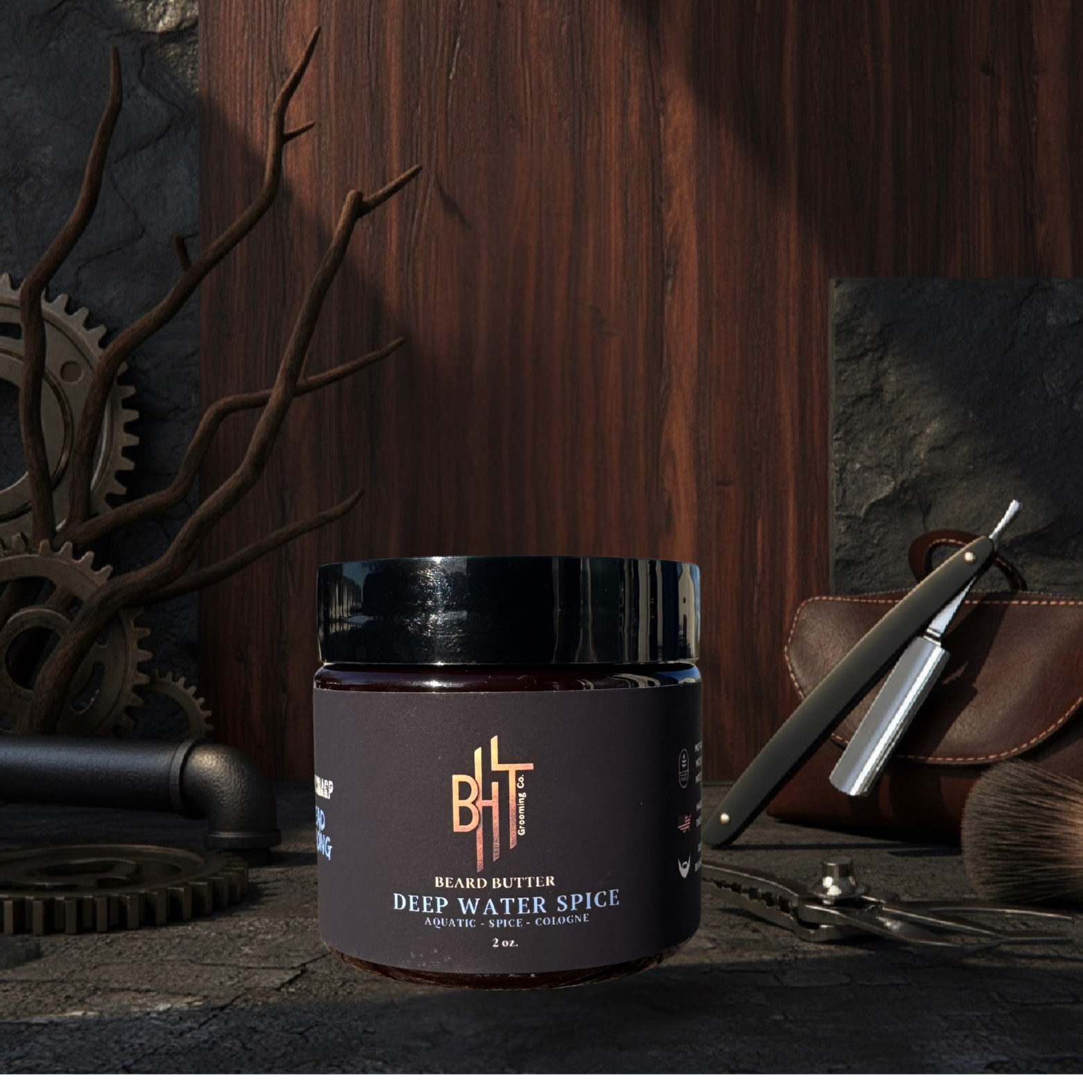 Deep Water Spice Beard Butter - Ocean & Spice Blend 2 oz.